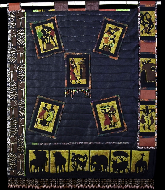Textile Art for Africa - One Moment in Time